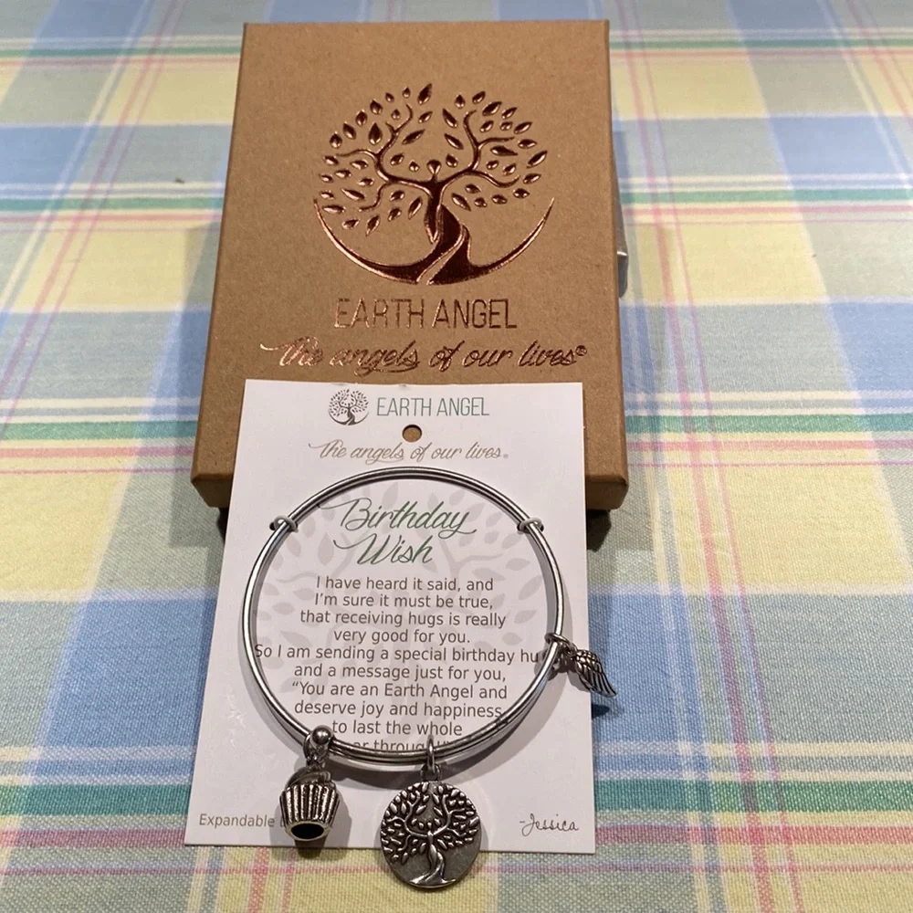 NIB Earth Angels Birthday wish bracelet nickel free - Picture 2 of 7